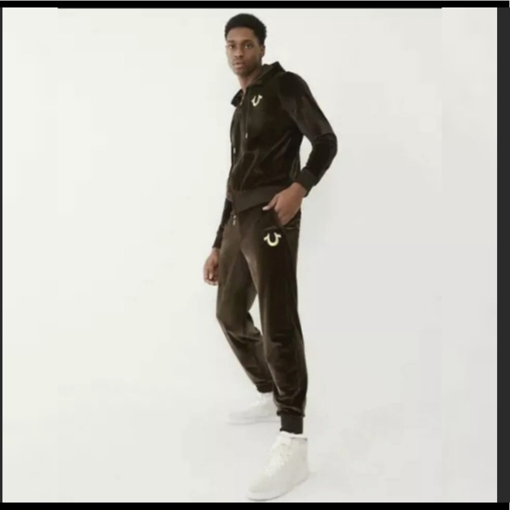 True Religion velour joggers